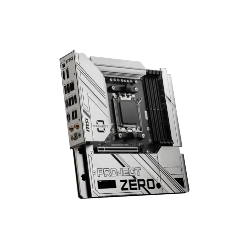 MSI B650M PROJECT ZERO AM5 m-ATX Motherboard — image 4 of 5