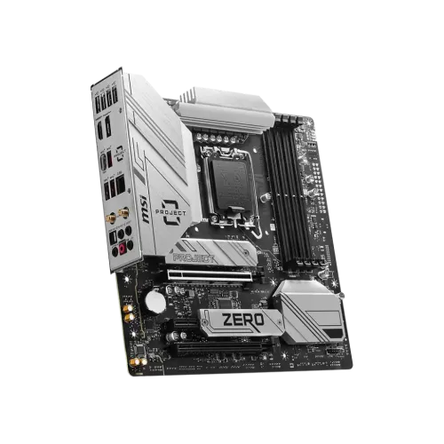 MSI B760M PROJECT ZERO m-ATX Motherboard — image 3 of 4