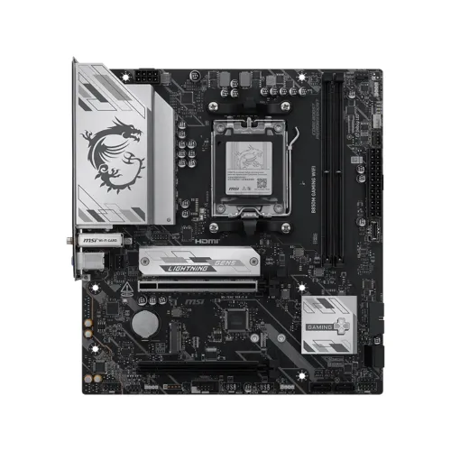 MSI B850M GAMING WIFI7 AM5 mATX Motherboard — image 2 of 5