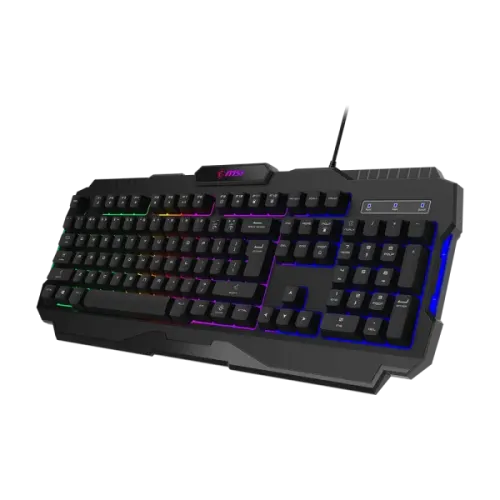 MSI FORGE GK100 Wired RGB Gaming Keyboard — image 2 of 3