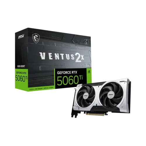 MSI GeForce RTX 5060 Ti 8G VENTUS 2X PLUS 8GB GDDR7 Graphics Card