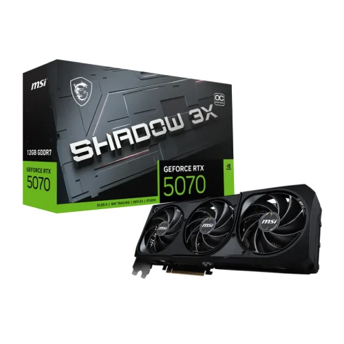 MSI GeForce RTX 5070 12G SHADOW 3X OC GDDR7 Graphics Card