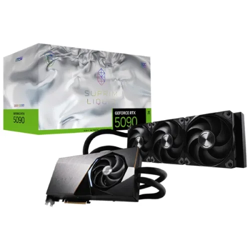 MSI GeForce RTX 5090 32G SUPRIM LIQUID SOC 32GB GDDR7 Graphics Card