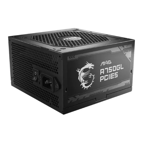 MSI MAG A750GL PCIE5 750W 80 Plus Gold Full Modular Power Supply — image 2 of 4