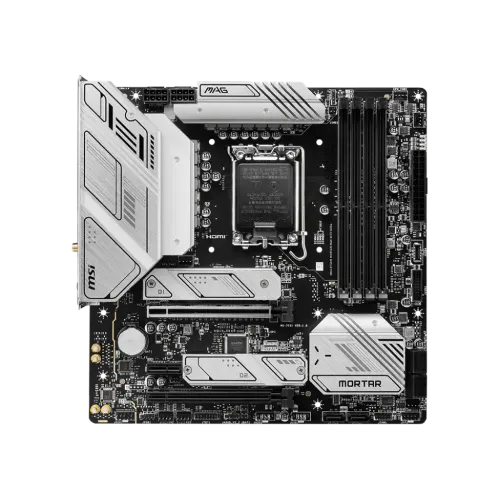MSI MAG B760M MORTAR MAX WIFI DDR4 mATX Motherboard — image 2 of 5