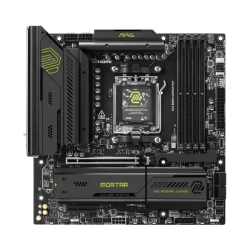 MSI MAG B850M MORTAR WIFI AM5 mATX Motherboard — image 2 of 5