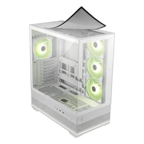 MSI MAG PANO 110R PZ WHITE ARGB ATX Mid Tower Gaming Casing — image 2 of 6