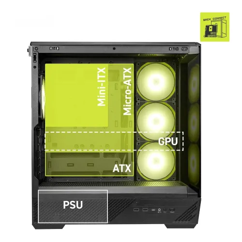 MSI MAG PANO 130R PZ ARGB ATX Mid Tower Gaming Casing — image 4 of 6