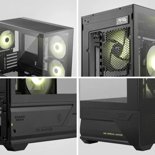 MSI MAG PANO M110R ARGB mATX Mini Tower Gaming Casing — image 4 of 6