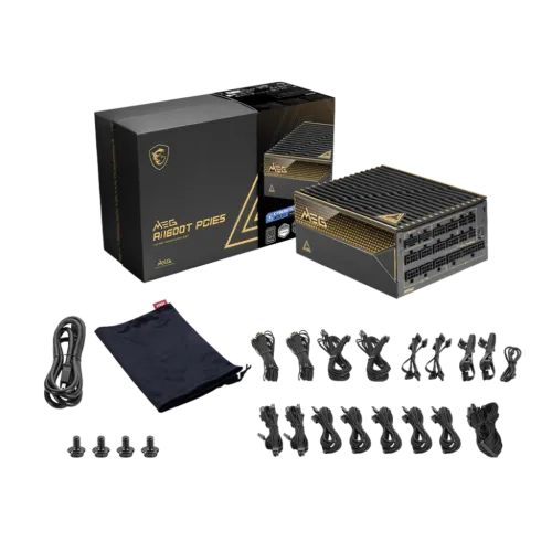 MSI MEG Ai1600T PCIE5 1600W 80 Plus Titanium Fully Modular Power Supply — image 5 of 5