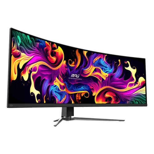 MSI MPG 491CQP QD-OLED 49" DQHD 144Hz Curved Gaming Monitor — image 3 of 6