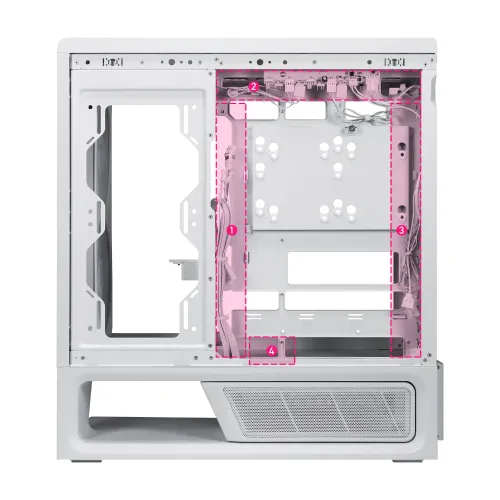 MSI MPG VIXTA 300R PZ W ARGB ATX Mid Tower Gaming Casing — image 5 of 6