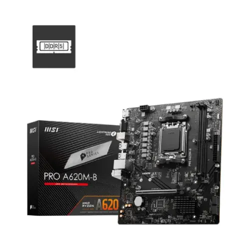 MSI PRO A620M-B AM5 mATX Motherboard