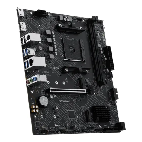 MSI PRO B550M-B AMD AM4 mATX Motherboard — image 3 of 5