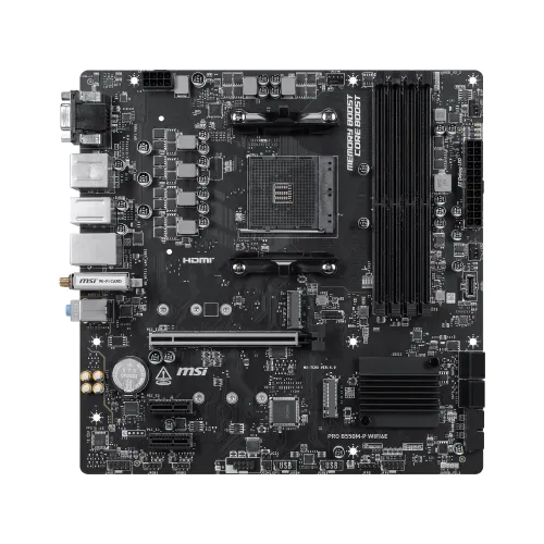 MSI PRO B550M-P WIFI6E AMD AM4 mATX Motherboard — image 2 of 5