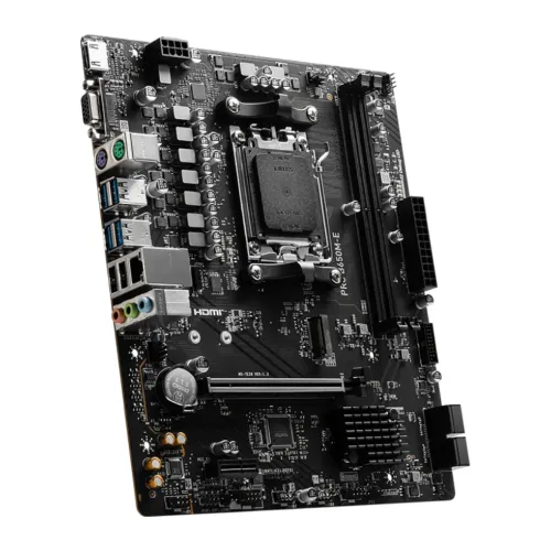 MSI PRO B650M-E AM5 mATX Motherboard — image 3 of 5