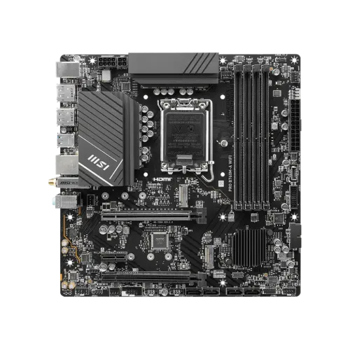 MSI PRO B760M-A WIFI mATX Motherboard — image 2 of 5