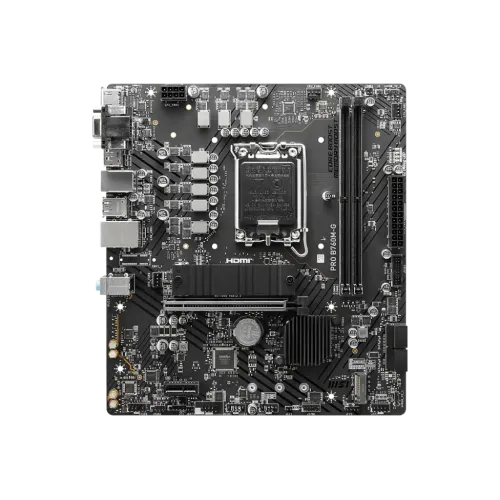 MSI PRO B760M-G DDR4 mATX Motherboard — image 2 of 5