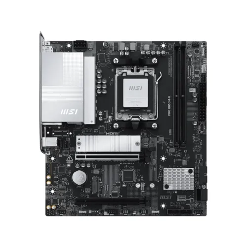 MSI PRO B850M-G AM5 mATX Motherboard — image 2 of 5