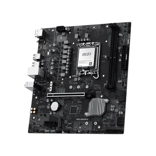 MSI PRO B860M-E LGA 1851 mATX Motherboard — image 4 of 5
