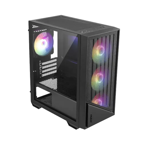 MSI PRO FORGE M051R ARGB mATX Mid Tower Gaming Casing — image 2 of 5