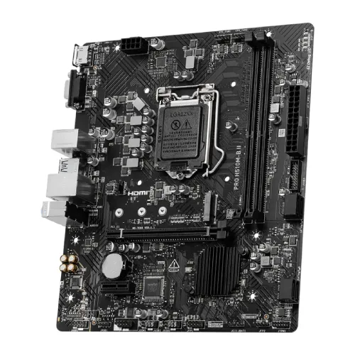 MSI PRO H510M-B II 10th Gen Micro-ATX Motherboard — image 3 of 5