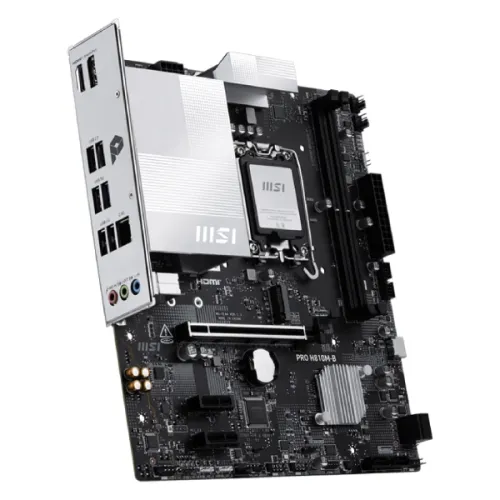 MSI PRO H810M-B DDR5 LGA1851 mATX Motherboard — image 3 of 5
