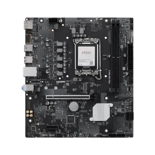 MSI PRO H810M-E DDR5 LGA1851 mATX Motherboard — image 2 of 5