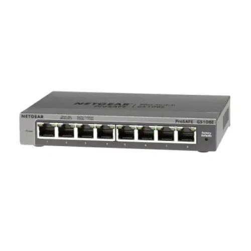 Netgear GS108E 8-Port Gigabit Plus Managed Desktop Switch — image 3 of 4