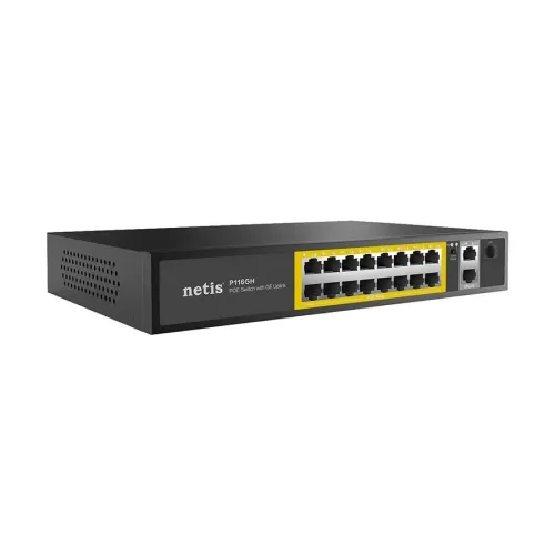 Netis P116GH 16-Port Unmanaged POE Switch — image 2 of 3