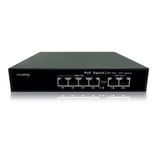 Nexakey NS6000S-4P2U 4 Port 100M Unmanaged PoE Switch