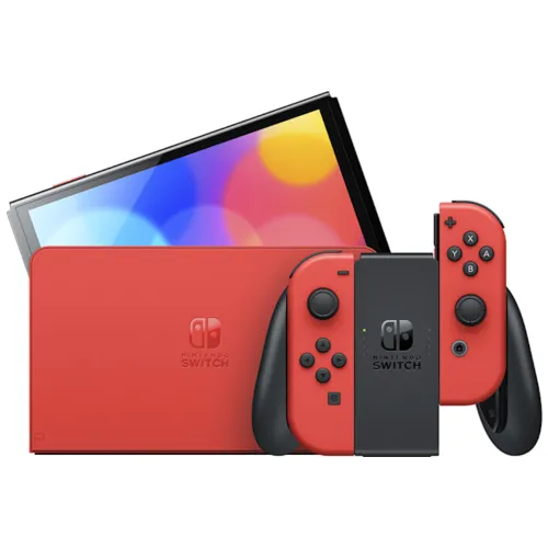 Nintendo Switch OLED Model Mario Red Edition Gaming Console — image 2 of 5