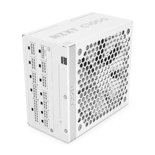 NZXT C1000 1000W 80 Plus Gold ATX 3.1 Full Modular Power Supply White — image 2 of 5