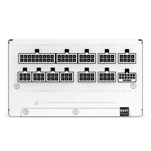 NZXT C850 Gold ATX 3.1 850 Watt 80 Plus Gold Full Modular Power Supply White (EU) — image 3 of 6