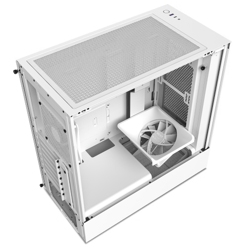 NZXT H5 Flow Compact Mid-tower Airflow Casing White — image 4 of 6