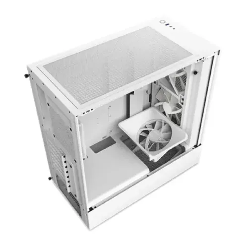 NZXT H5 Flow RGB 2023 Compact Mid-tower Airflow Casing White — image 5 of 5
