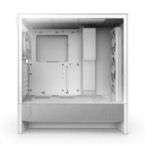 NZXT H5 Flow RGB 2024 Compact Mid-tower Airflow Casing White — image 2 of 4