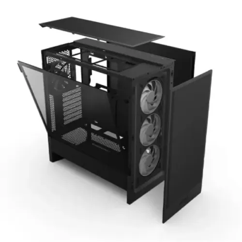 NZXT H5 Flow RGB 2024 Compact Mid-tower Airflow Casing — image 4 of 4