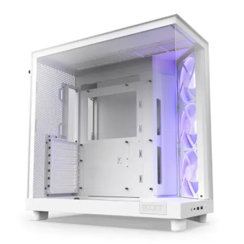 NZXT H6 Flow RGB 2023 Compact Dual-Chamber Mid-tower Airflow Casing White — image 2 of 6