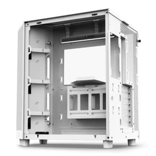 NZXT H6 Flow RGB 2023 Compact Dual-Chamber Mid-tower Airflow Casing White — image 4 of 6
