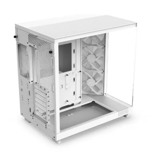 NZXT H6 Flow RGB 2023 Compact Dual-Chamber Mid-tower Airflow Casing White — image 5 of 6