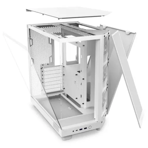 NZXT H6 Flow RGB 2023 Compact Dual-Chamber Mid-tower Airflow Casing White — image 6 of 6