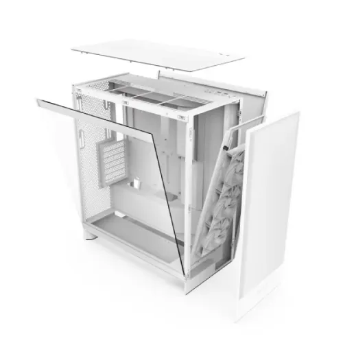 NZXT H7 Flow 2024 Mid-Tower ATX Airflow Casing White — image 6 of 6