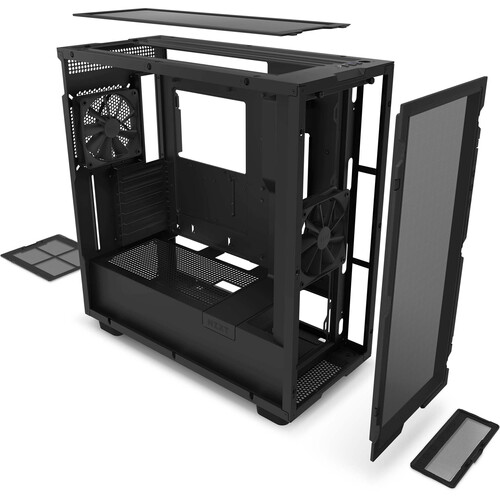 NZXT H7 Flow ATX Mid-Tower Airflow Casing — image 4 of 5