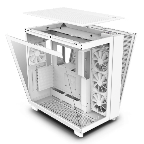 NZXT H9 Flow Dual-Chamber Mid-Tower Airflow Casing White — image 5 of 5