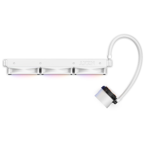 NZXT Kraken 360 RGB 360mm AIO Liquid CPU Cooler White with LCD Display — image 2 of 4