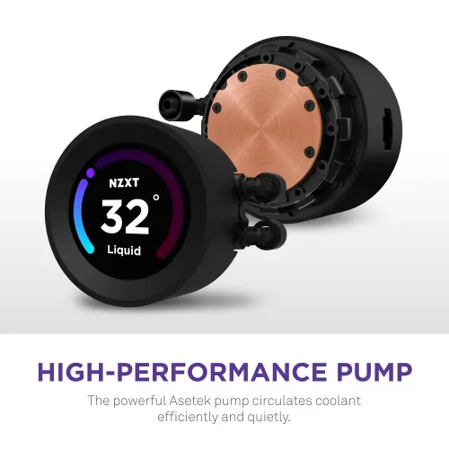 NZXT Kraken Elite 240 RGB 240mm AIO Liquid CPU Cooler with LCD Display — image 3 of 4