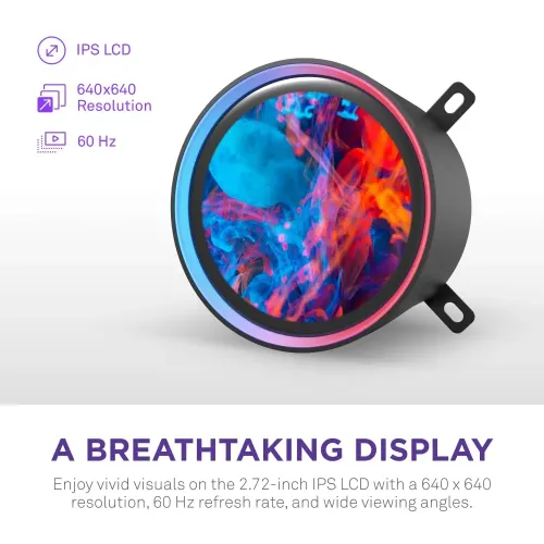 NZXT Kraken Elite 360 RGB V2 360mm AIO Liquid CPU Cooler with LCD Display — image 2 of 6