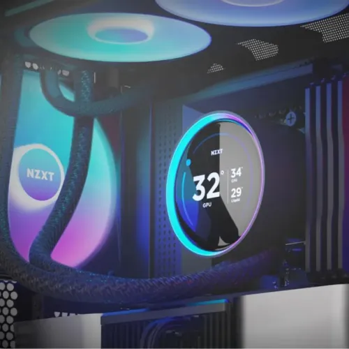 NZXT Kraken Elite 360 RGB V2 360mm AIO Liquid CPU Cooler with LCD Display — image 6 of 6