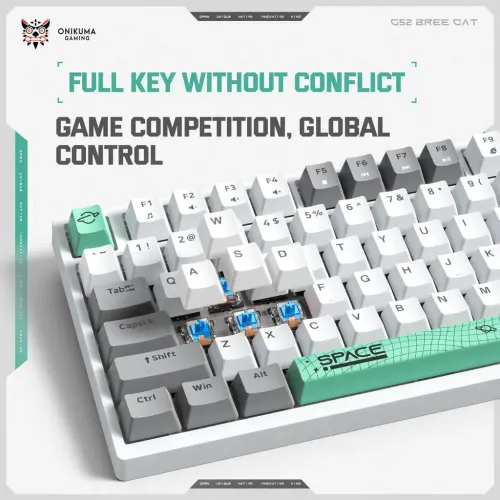Onikuma G38 RGB Three-Color Gaming Mechanical Keyboard — image 2 of 3